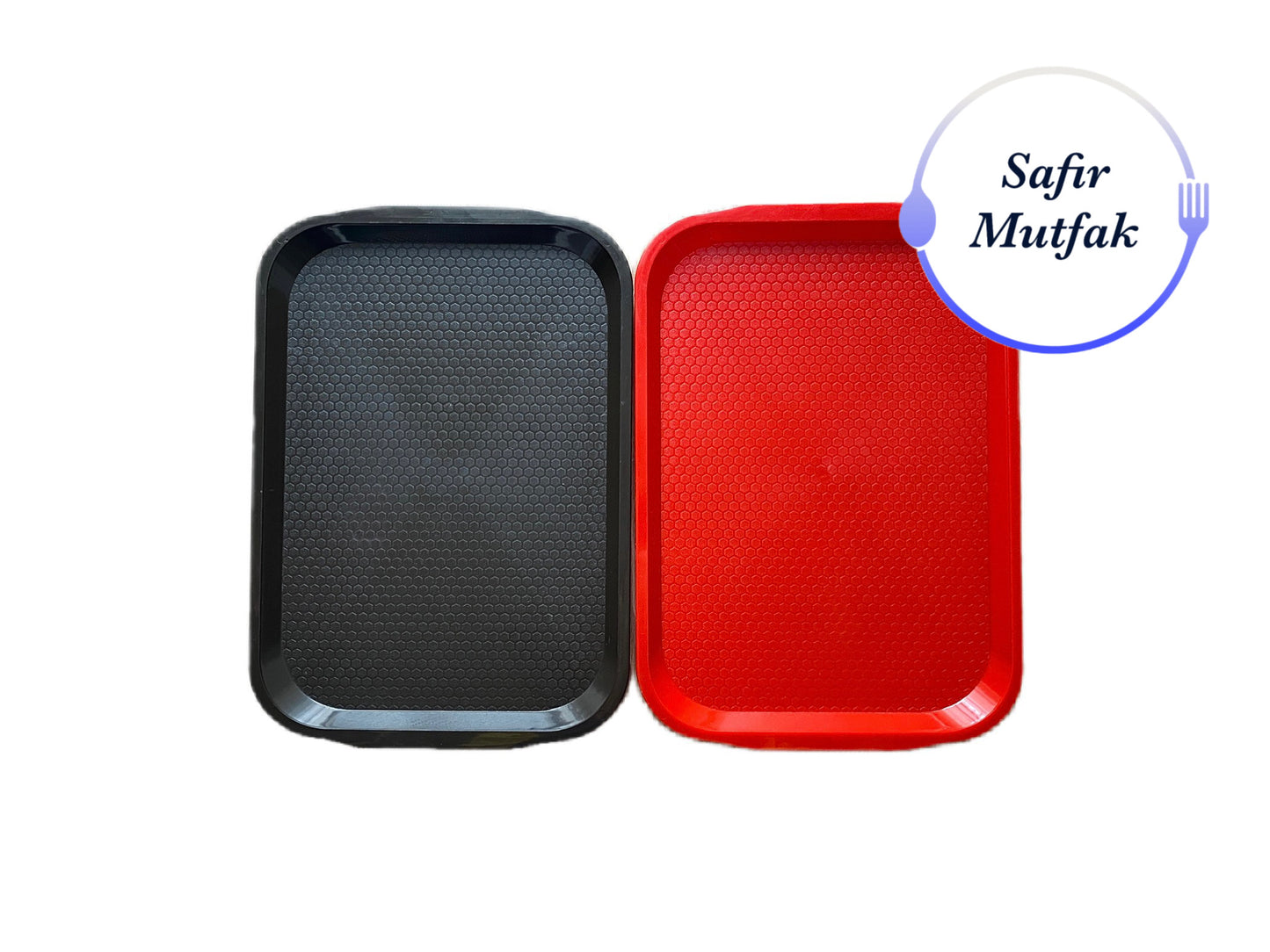 Safir Plastik 20x30 Cm Kırmızı Fast Food Tepsisi